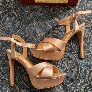 Muave Satin Heels